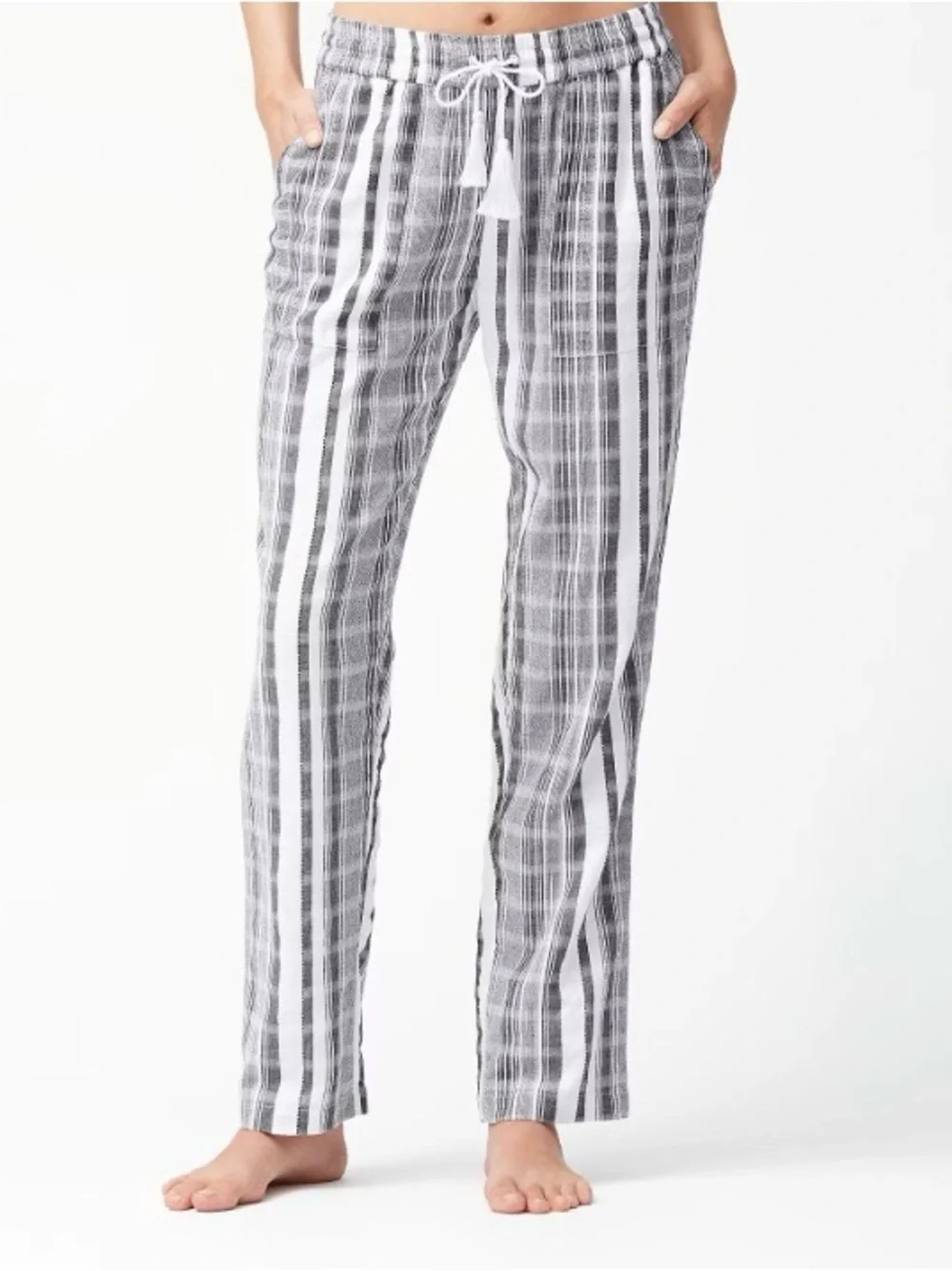 NWT Tommy Bahama Striped Tunic & Beach Joggers Set Medium